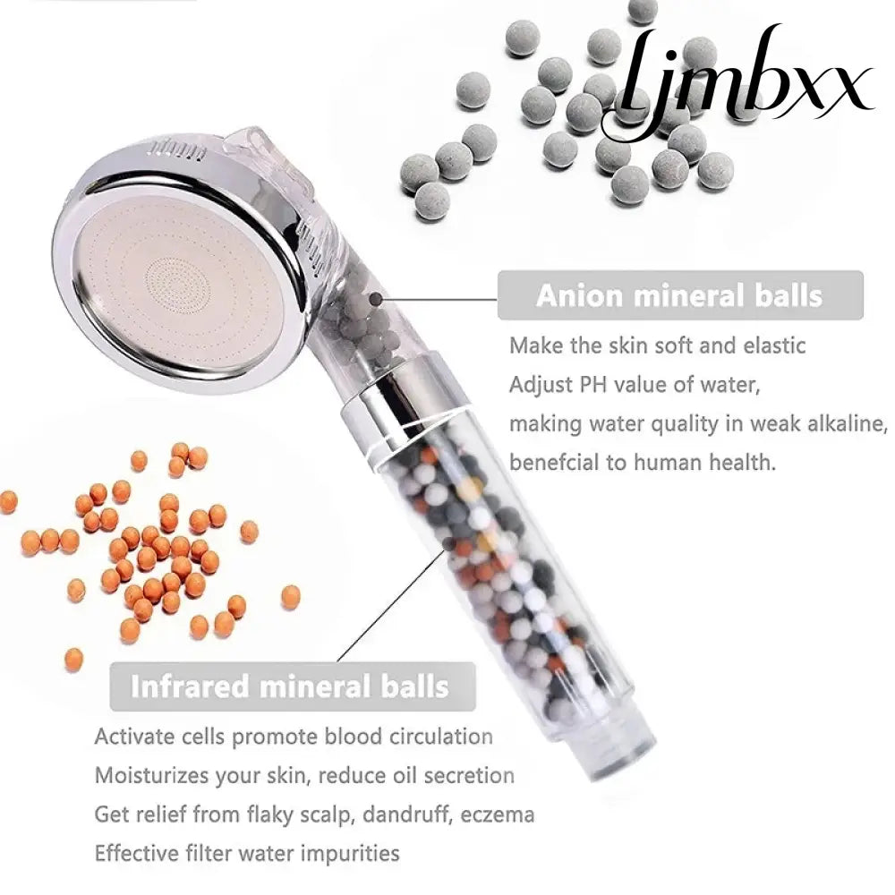 3-Mode Filtered Handheld Shower Head - Handheld Shower Head