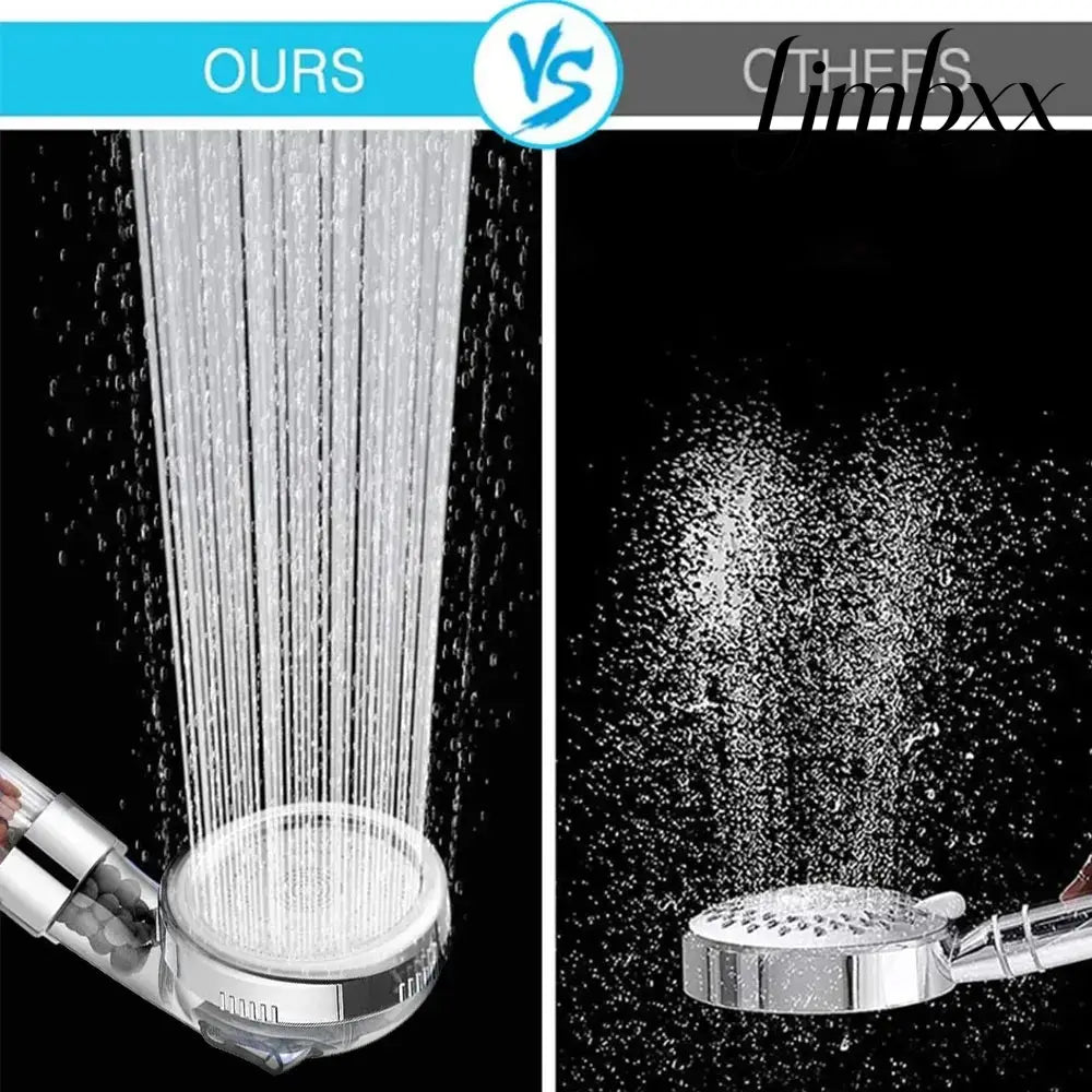 3-Mode Filtered Handheld Shower Head - Handheld Shower Head