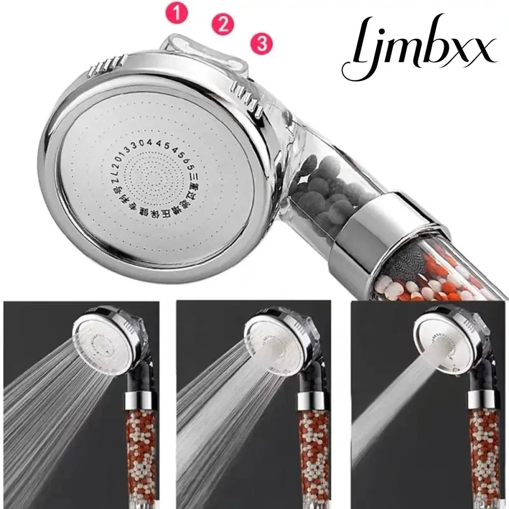 3-Mode Filtered Handheld Shower Head - Handheld Shower Head