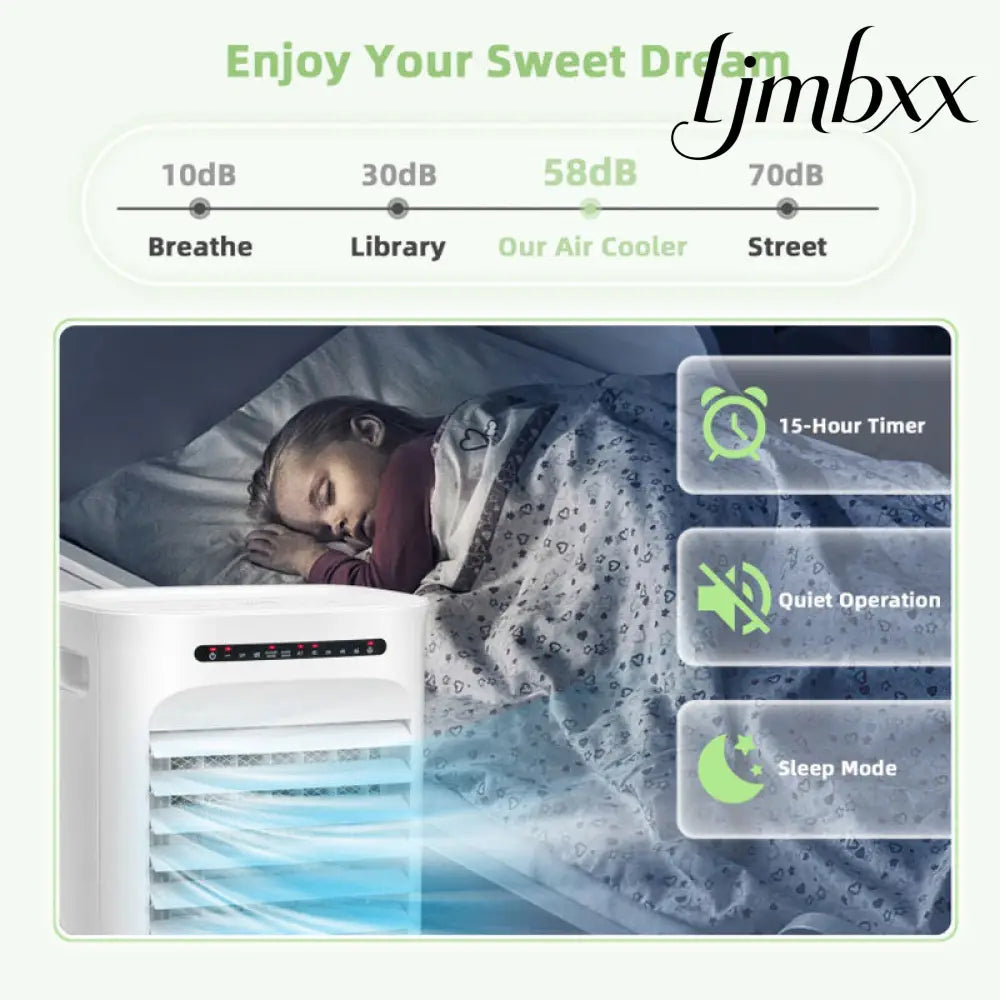 4-in-1 Portable Evaporative Air Cooler - White / 4-In-1 Portable Evaporative Air Cooler With Timer And 3 Modes