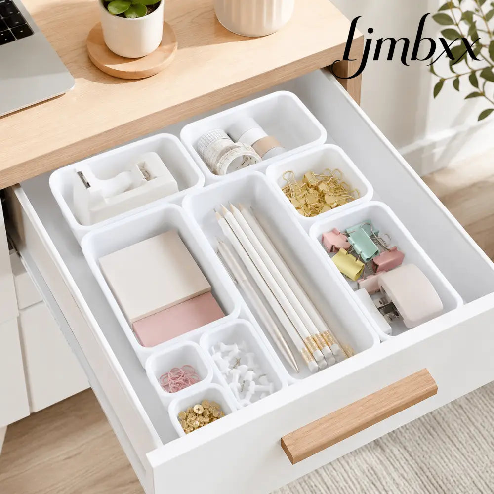 8-Piece Drawer Organizer Tray Set - Drawer Organizer