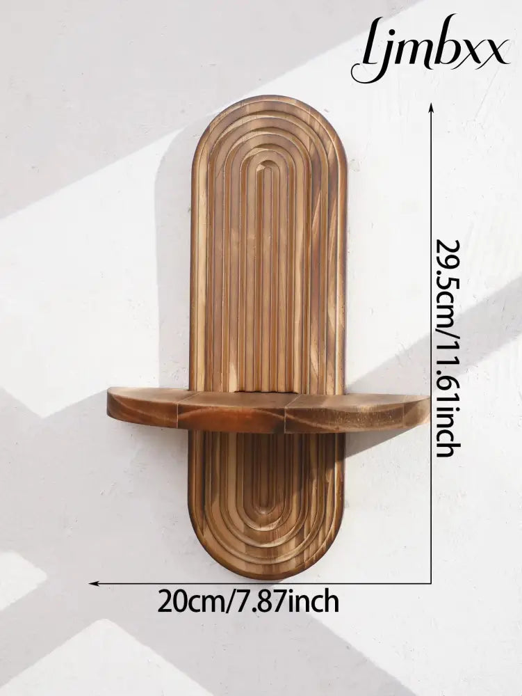 Boho Geometric Wooden Wall Shelf - Tk877-Ms10647 - Wall Shelf