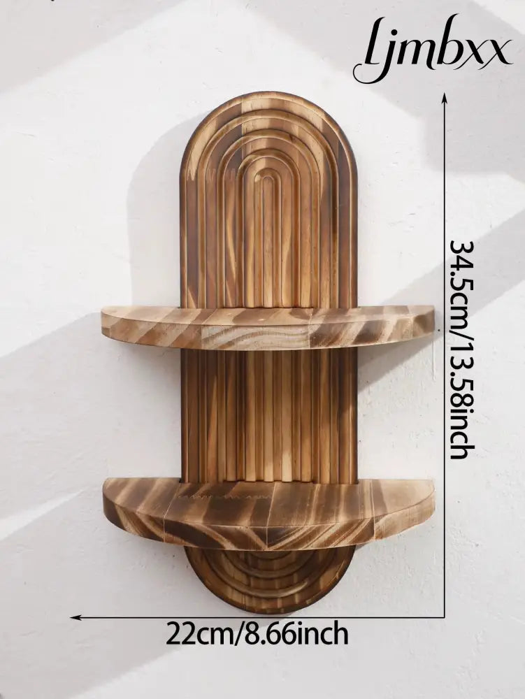 Boho Geometric Wooden Wall Shelf - Tk877-Ms10648 - Wall Shelf