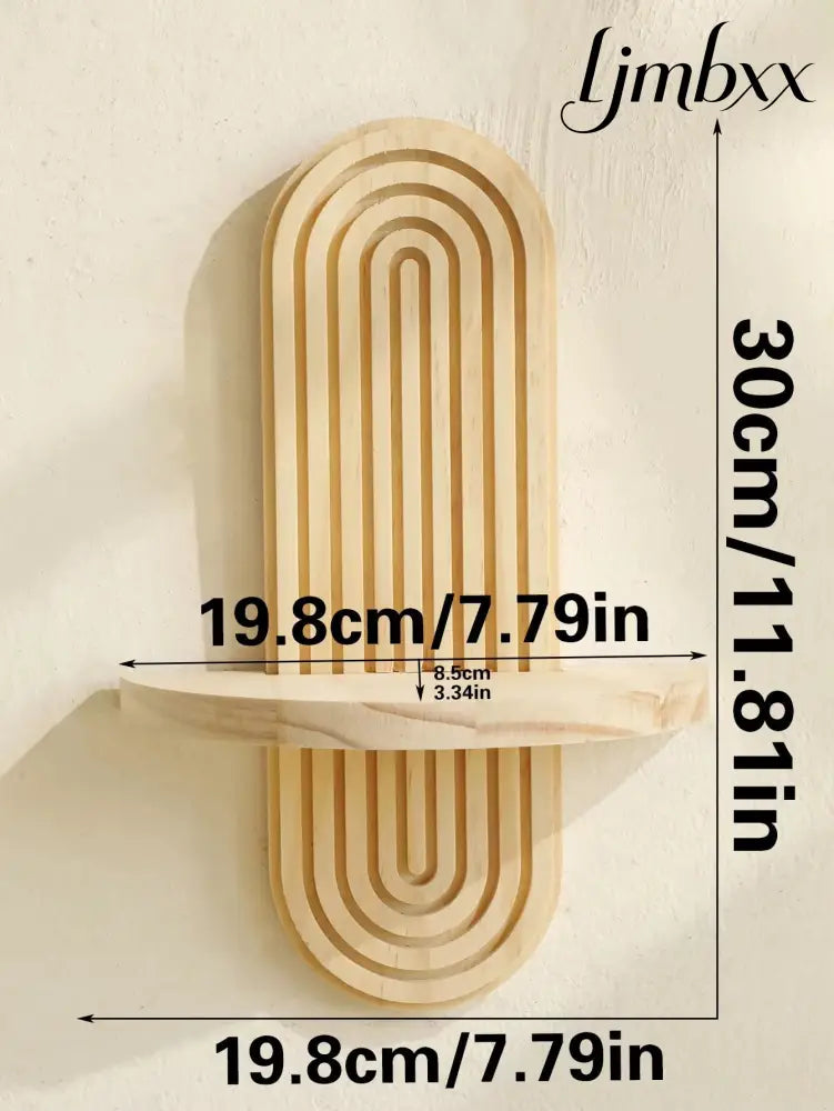 Boho Geometric Wooden Wall Shelf - Tk877-Ms9776 - Wall Shelf