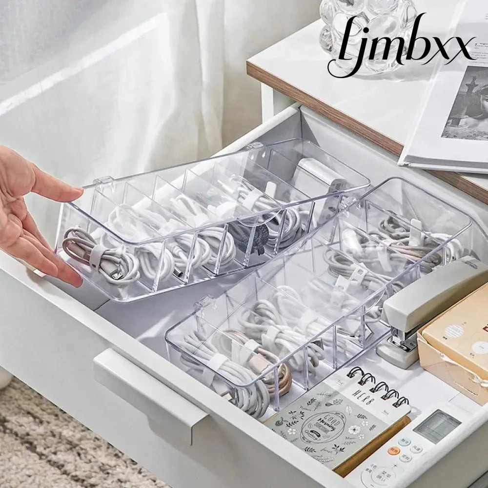 Clear Cable Organizer Box - Cable Organizer