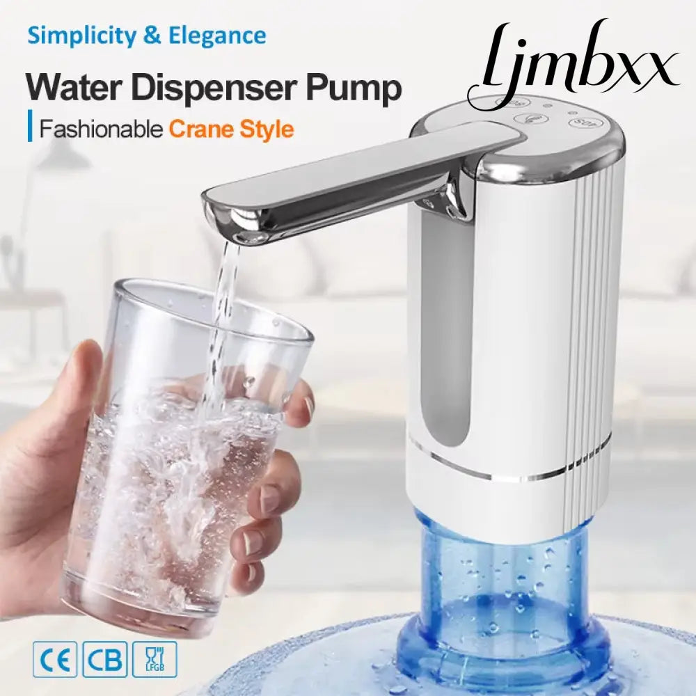 Foldable Electric Water Bottle Pump - Water Bottle Pump