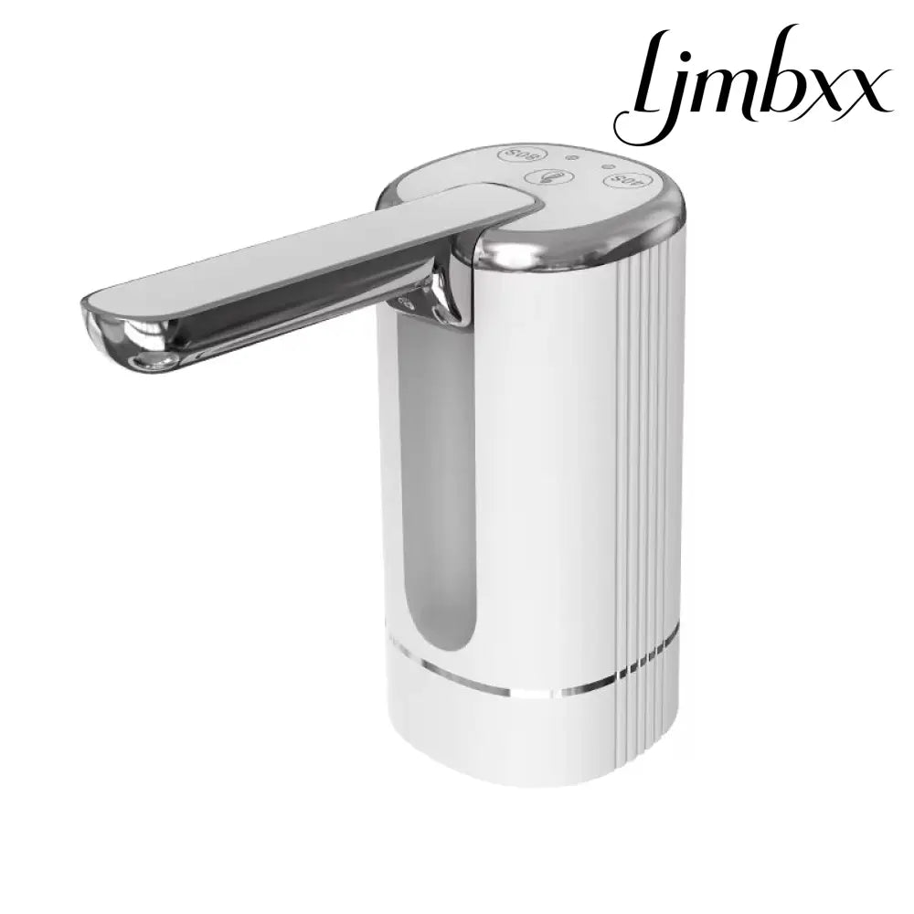 Foldable Electric Water Bottle Pump - White - Water Bottle Pump