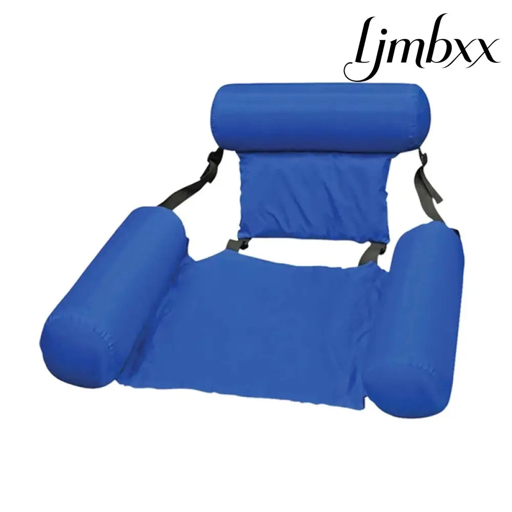Inflatable Pool Hammock Float - Dark Blue - Pool Float