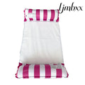 Inflatable Pool Hammock Float - Pink White - Pool Float