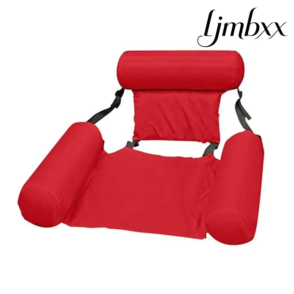 Inflatable Pool Hammock Float - Red - Pool Float