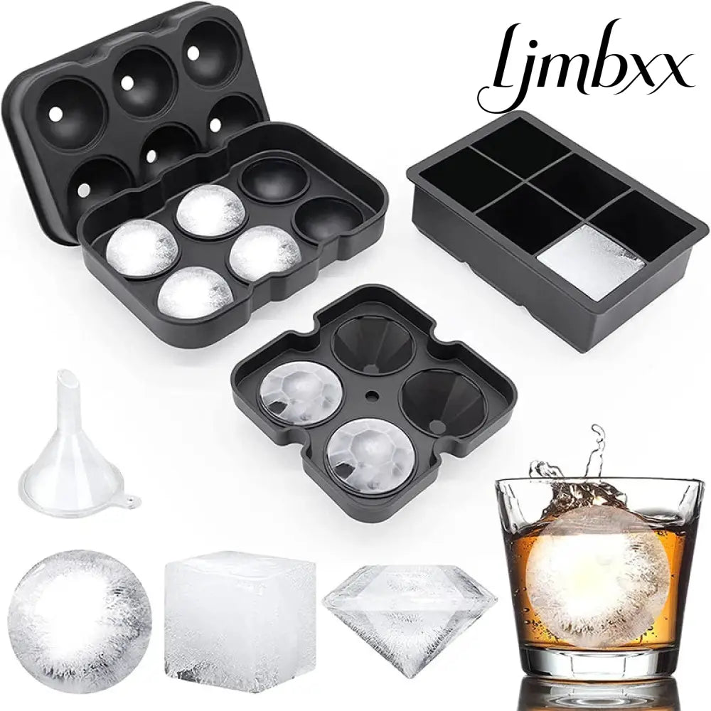 Large Silicone Ice Cube Mold - Ice Cube Tray