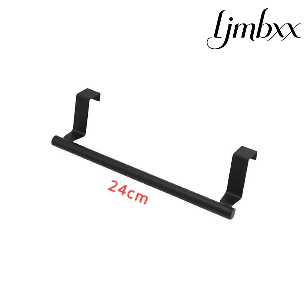 Over-Cabinet Towel Rack - Black-S - Towel Rack