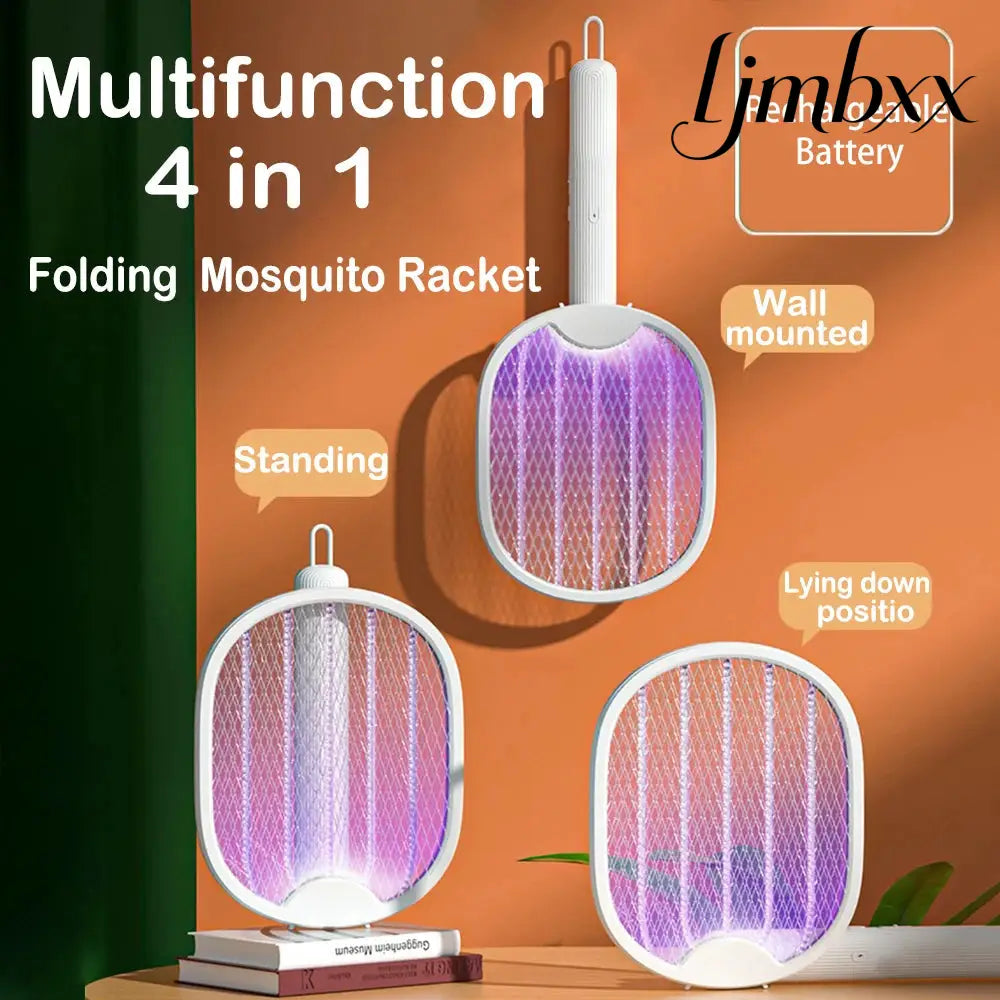 Rechargeable Folding Mosquito Zapper - 1Pc - Electric Mosquito Zapper