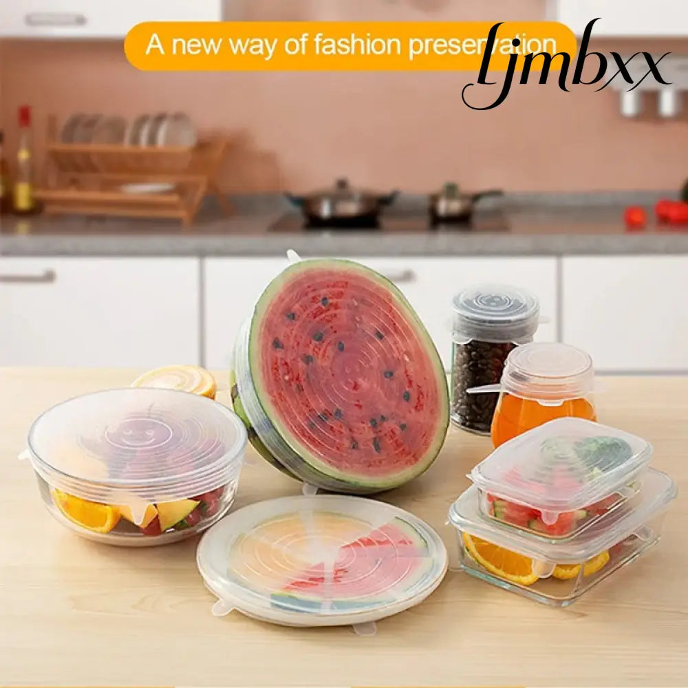 Reusable Silicone Stretch Lids - Food Container Cover