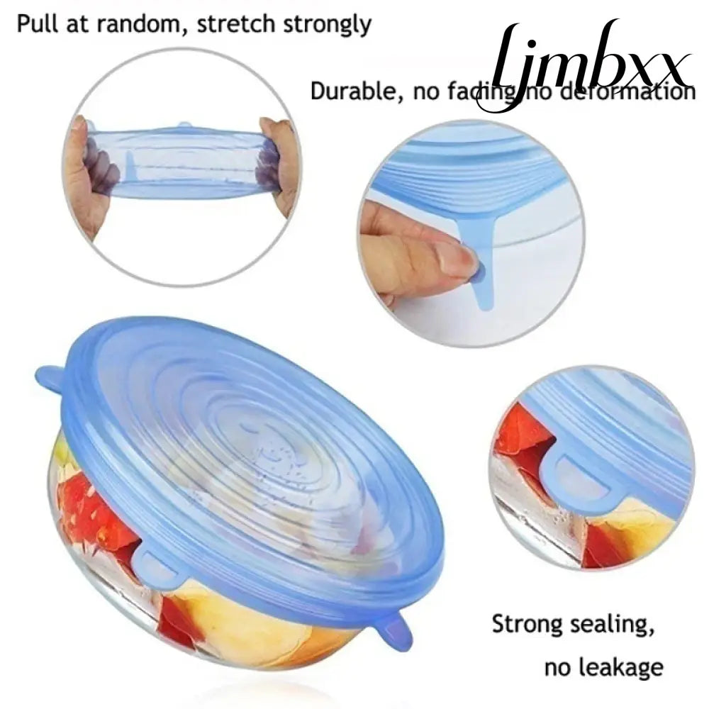 Reusable Silicone Stretch Lids - Food Container Cover