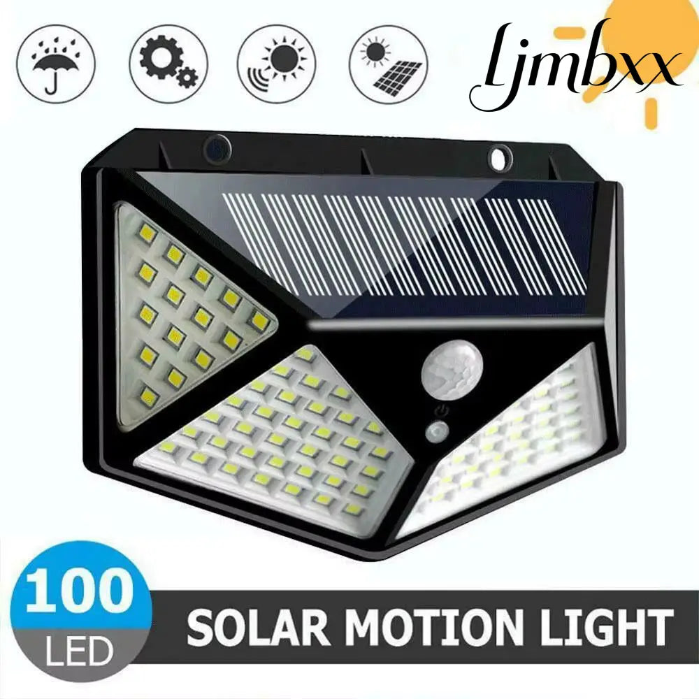 Solar Motion Sensor Wall Lights - 1 Pack - Solar Security Light