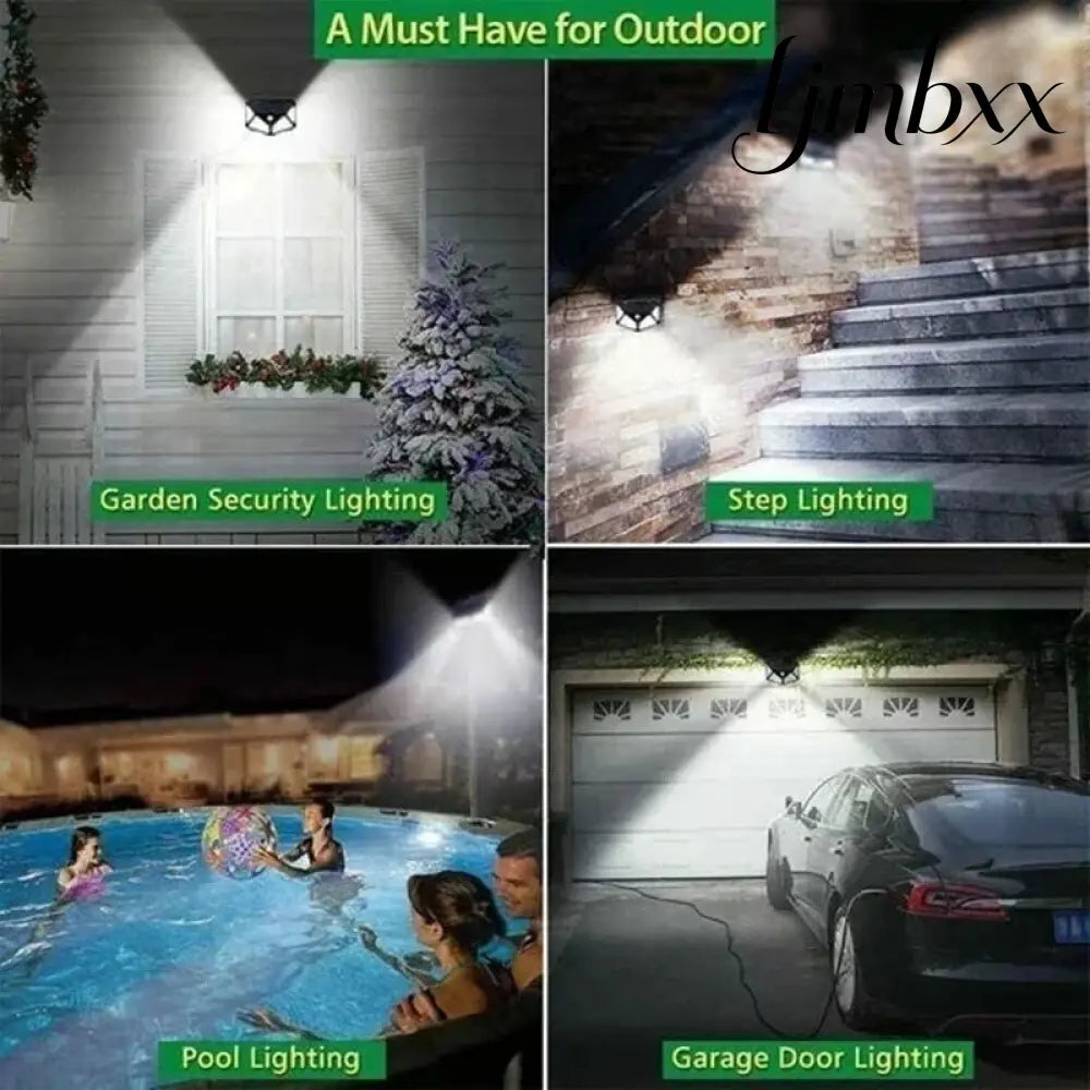 Solar Motion Sensor Wall Lights - Solar Security Light