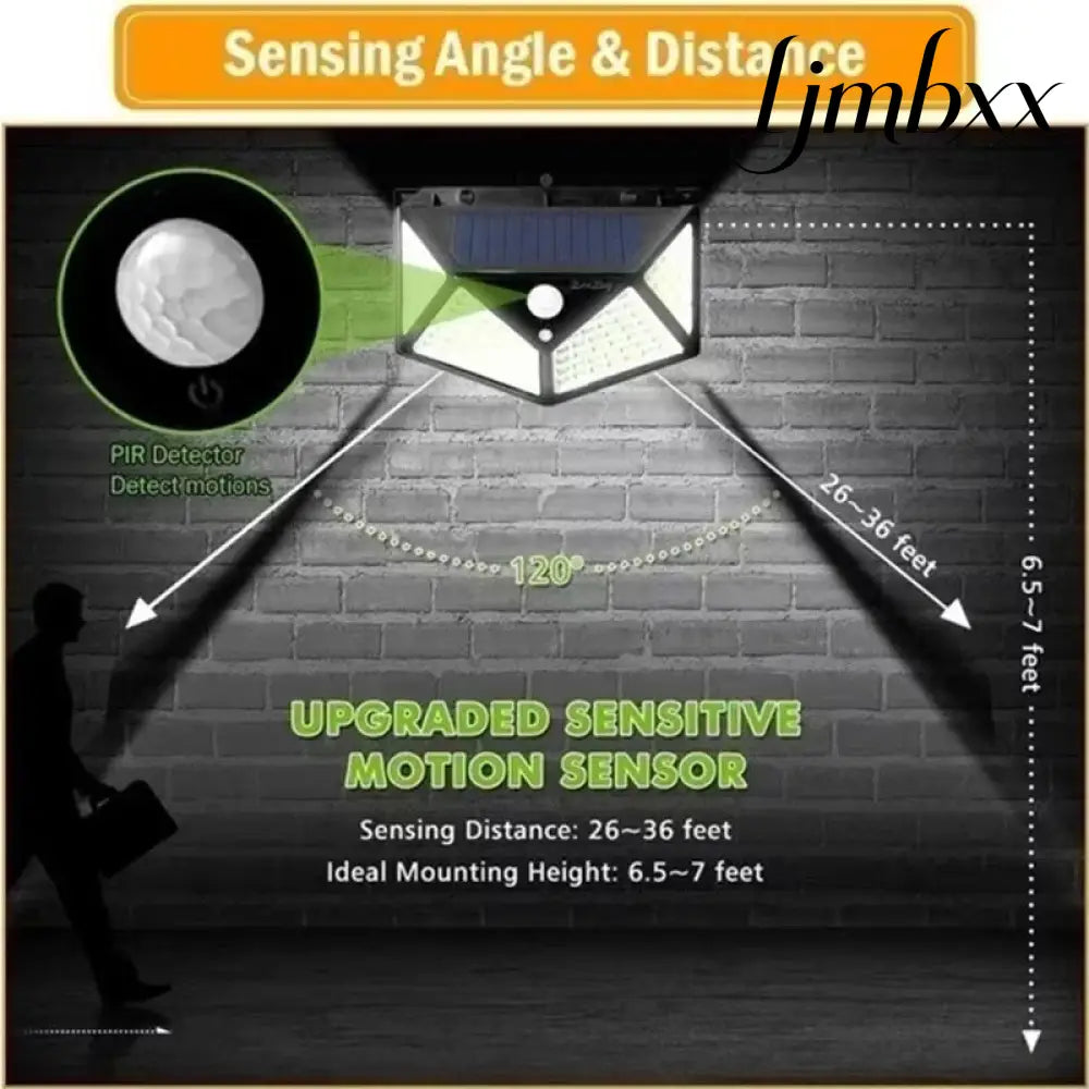 Solar Motion Sensor Wall Lights - Solar Security Light