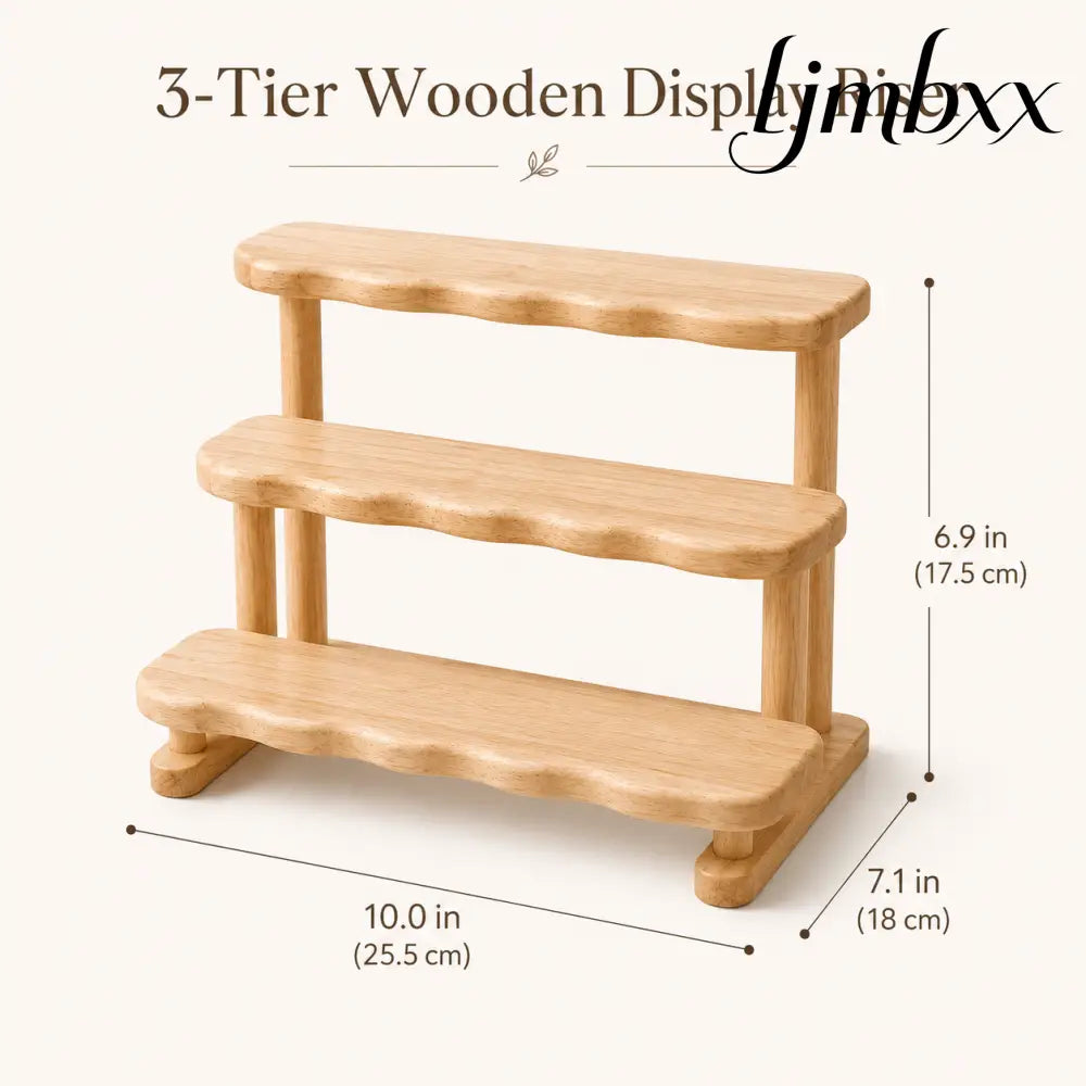 Tiered Wooden Countertop Organizer - 2Storey - Countertop Organizer