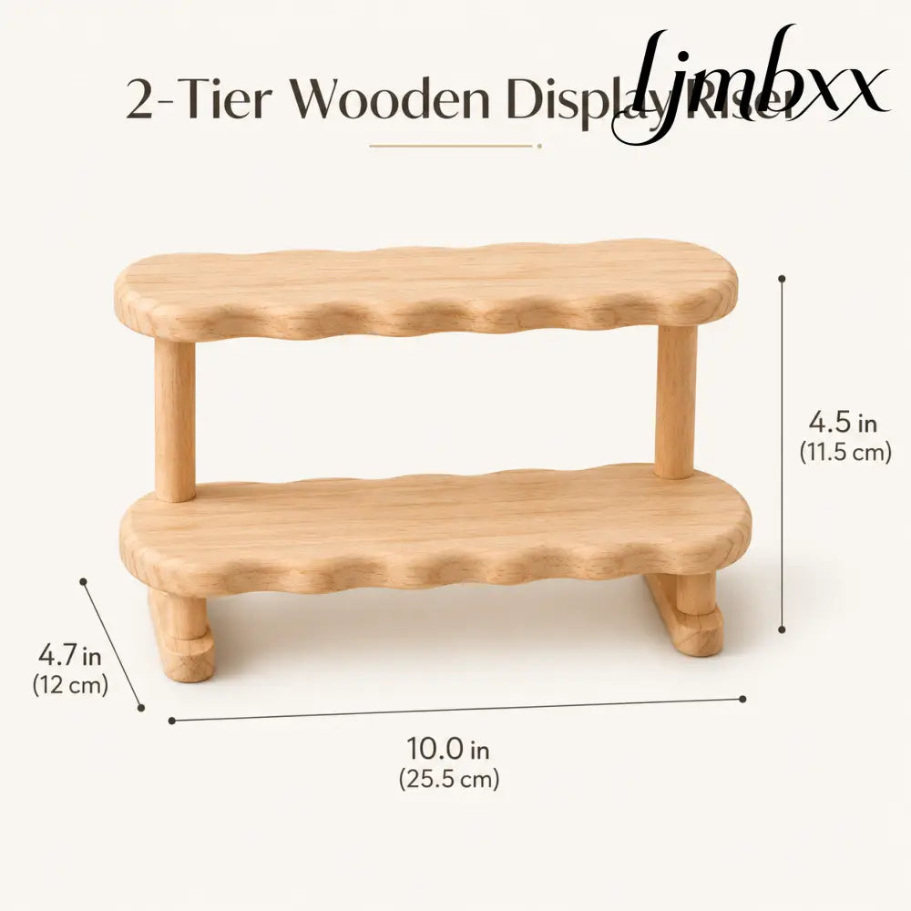 Tiered Wooden Countertop Organizer - Countertop Organizer