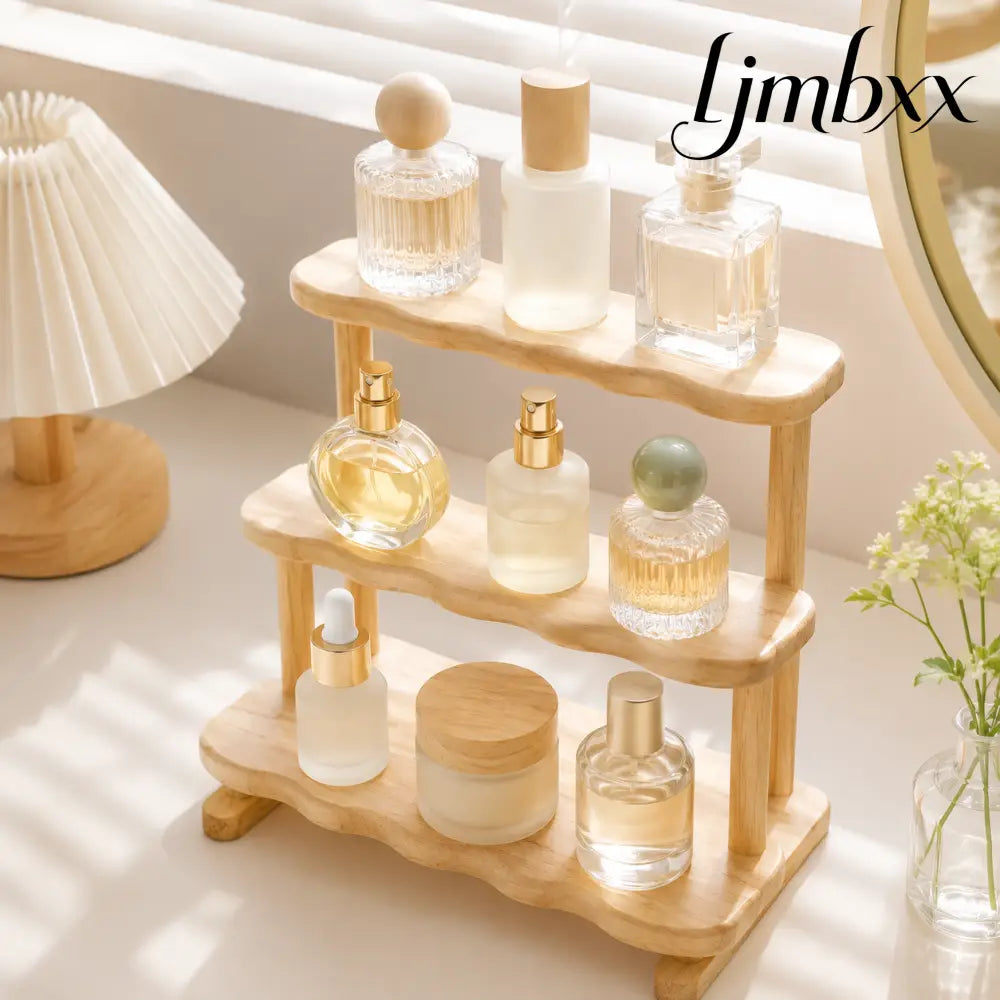 Tiered Wooden Countertop Organizer - Countertop Organizer
