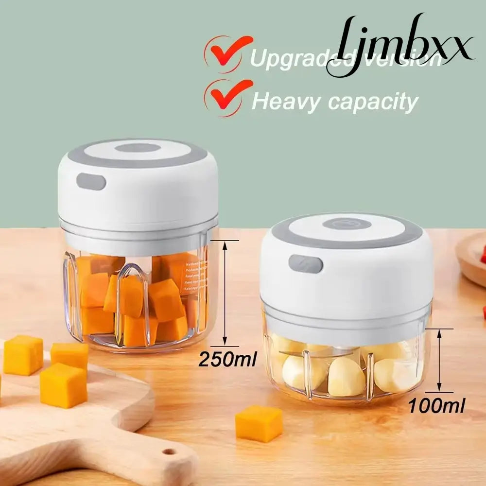 USB Mini Electric Food Chopper - White - Food Chopper