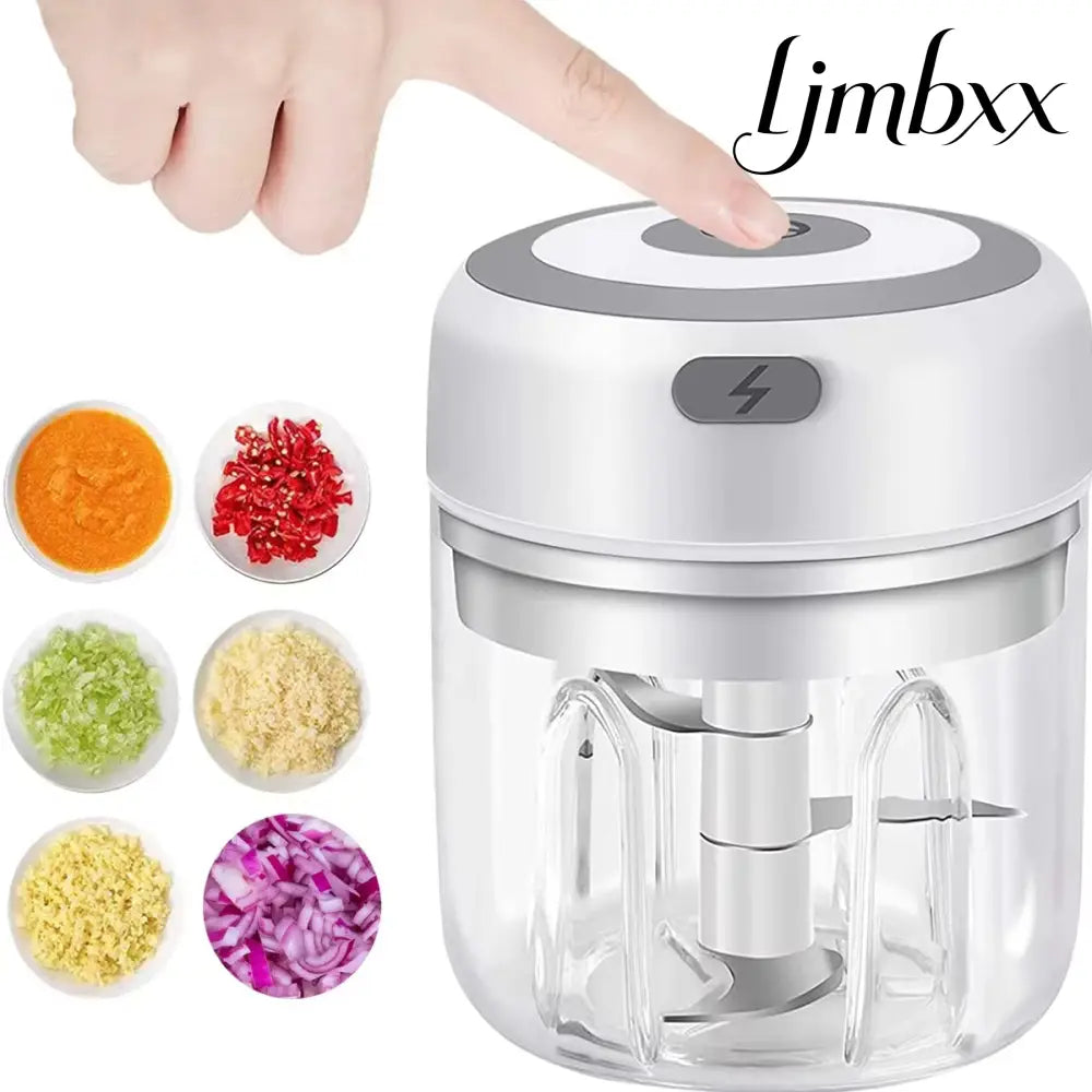 USB Mini Electric Food Chopper - White - Food Chopper