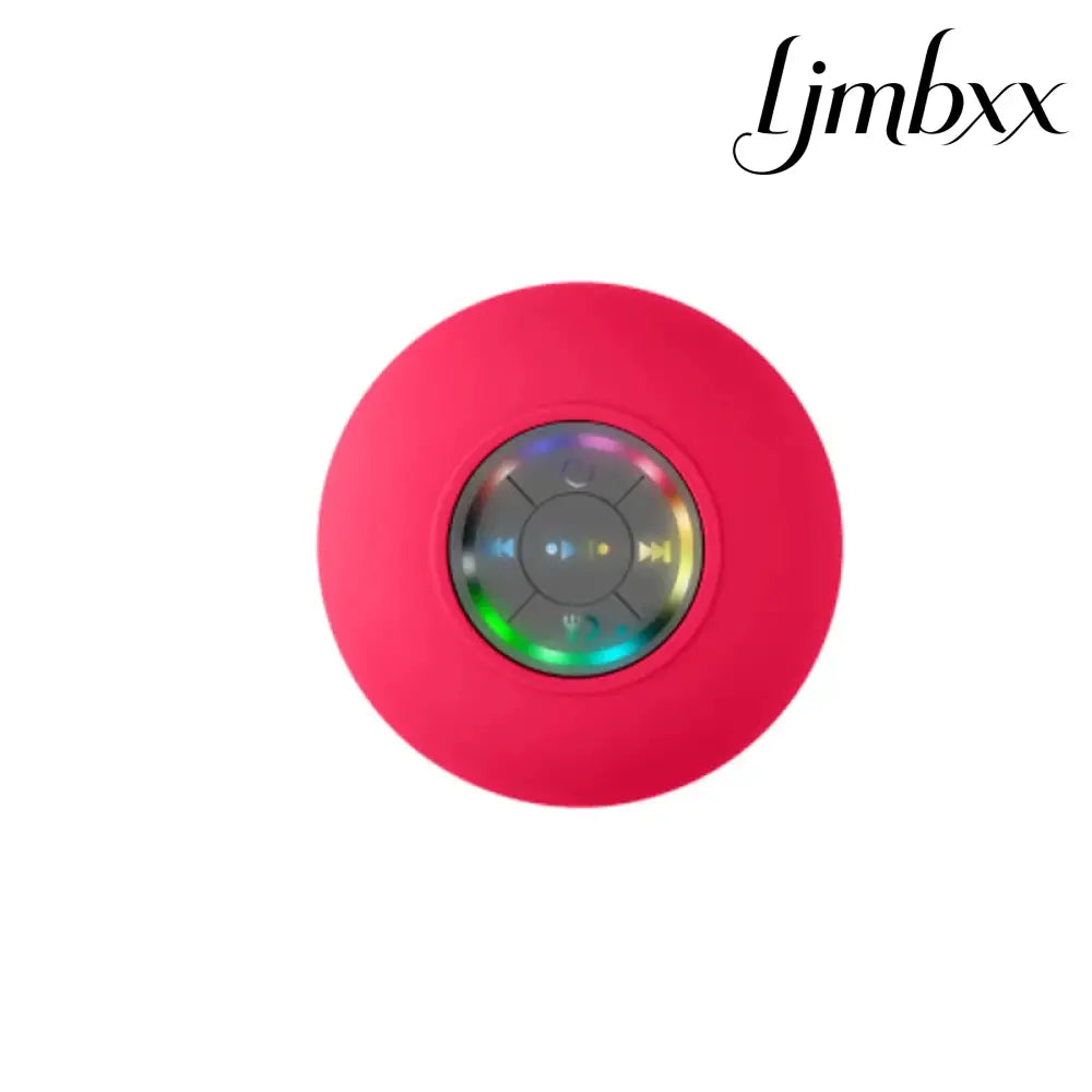 Water-Resistant Bluetooth Shower Speaker - Red / Other / Speaker - Portable Bluetooth Speaker