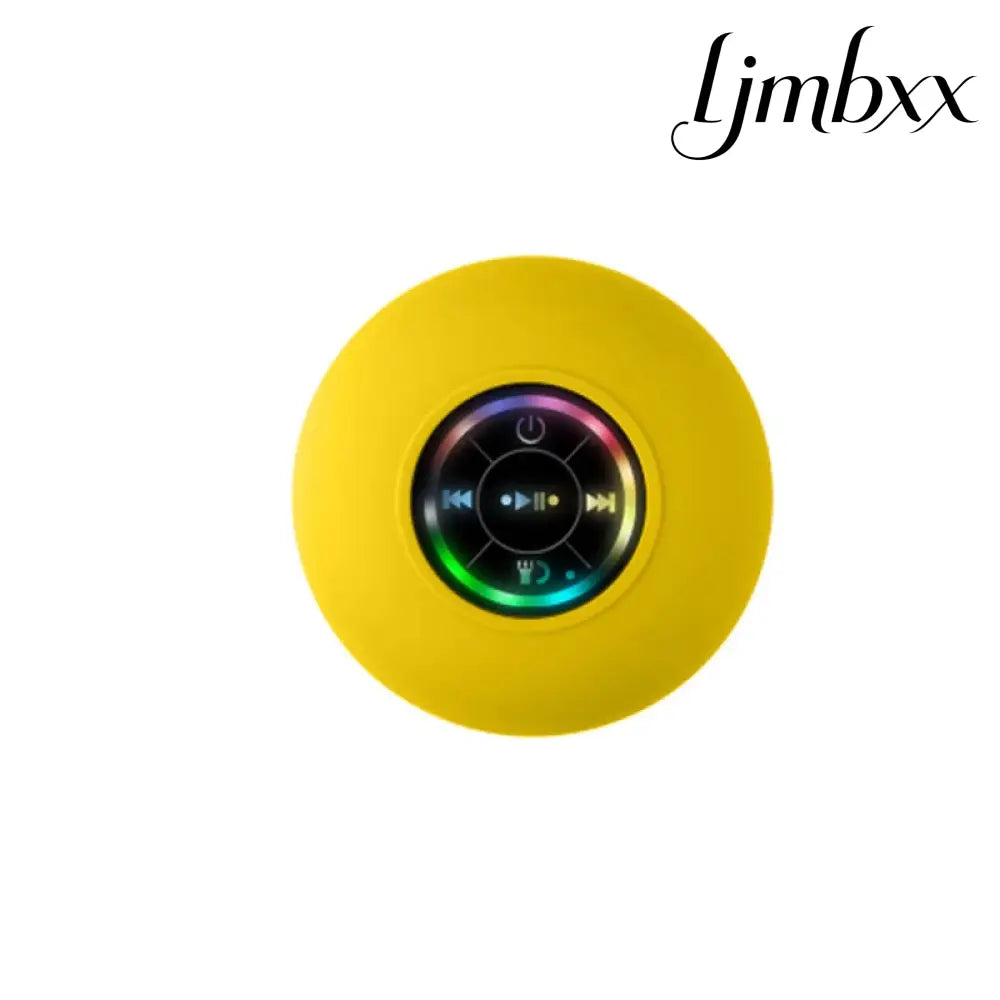 Water-Resistant Bluetooth Shower Speaker - Yellow / Other / Speaker - Portable Bluetooth Speaker